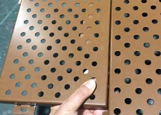 Elektrisch verzinkte Lochdeckenplatten 2x2 PVDF-beschichtet