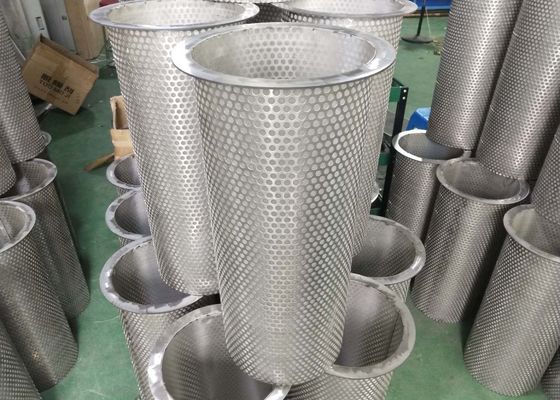 Edelstahl 316 Perforierter Metallnetzfilterröhre 20 mm-2000 mm