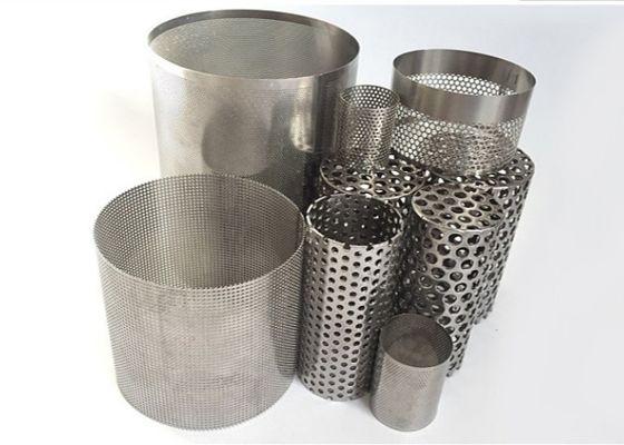 Edelstahl 316 Perforierter Metallnetzfilterröhre 20 mm-2000 mm