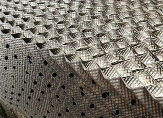 304 316 Edelstahl-Gewebe Strukturierte Packung Drahtgeflecht 800x150mm