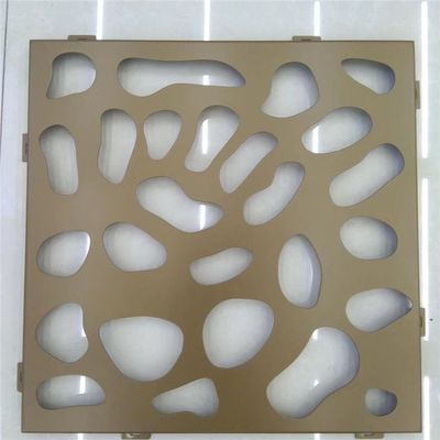 PVC-beschichtete Aluminiumperforierte Metallplatte zur Innendekoration