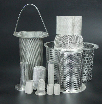 Edelstahl 304 316L Lochfilterrohr für industrielle Filtration