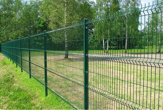 4mm PVC-beschichtete, geschweißte Drahtgitterplatte, grün, 6 Fuß, verzinkt