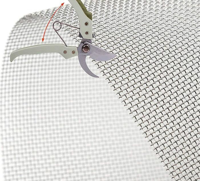Einfach gewebte 304 Edelstahl Schirm Türnetz 0,5 mm