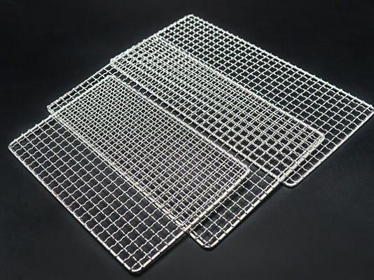 Kohlenstoff-Backen-Edelstahl-Kreuz-Grill-Grill-Draht Mesh For Outdoor Picnic