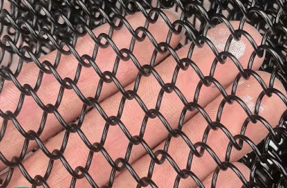 Moderner Entwurfs-Balkon-Architekturmetall Mesh With Gold Color