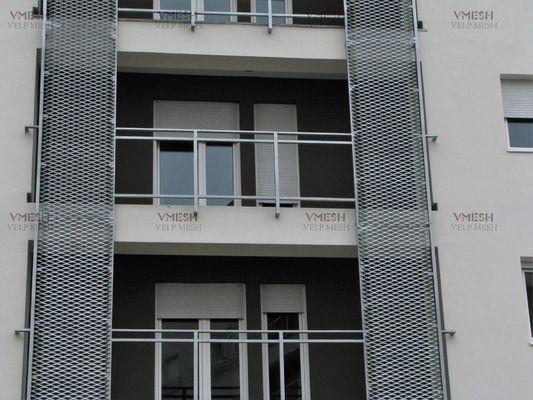 Akzonobel PVDF-Aluminium-Streckmetallblech-Wandverkleidungsfassaden