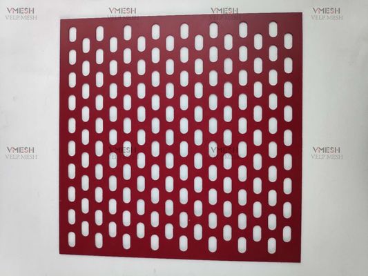 Wand-Aluminiumfassadenelemente PVDF dekorative feste perforierte Metall