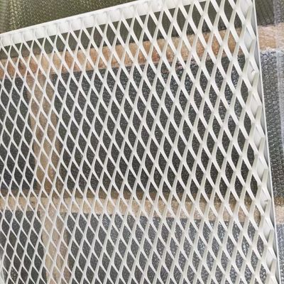 Baumaterialien Diamond Aluminum Expanded Metal Sheet pulverisieren überzogenes