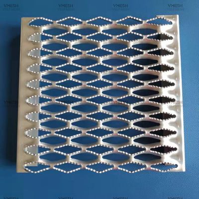 Durchlöcherte 5 Diamond Holes-450mm*3000mm galvanisiertes Stahlplanken-Gitter