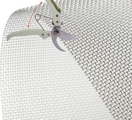 Einfach gewebte 304 Edelstahl Schirm Türnetz 0,5 mm