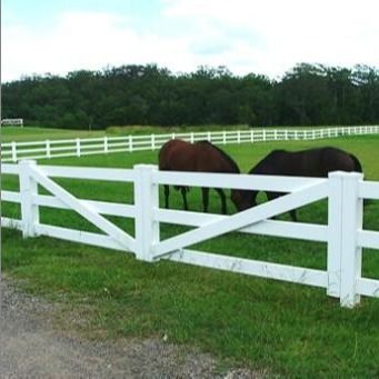 Kundengebundenes 1.2m hohes PVC schweißte Draht Mesh Fence Animal Enclosure Post und Schiene