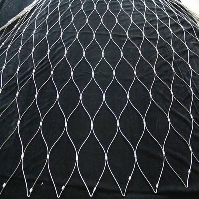Einfache Installation Flexibles 2mm Edelstahlseilnetz für Zoo-Tiere