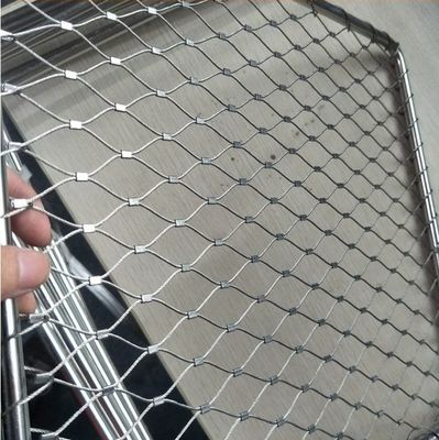 316 Rohrnetz aus Edelstahl 100x100 mm für Treppengeländer