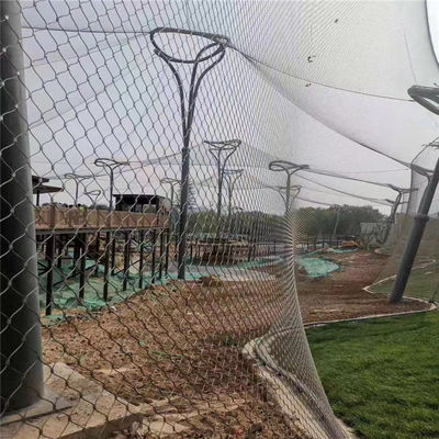 Edelstahlseilnetz 20x20mm 304/316 für die Dekoration von Zoo-Vogelhalle