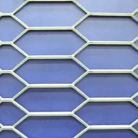 Hot Dip Galvanized Expanded Metall Mesh 4x8 Fuß gotisch