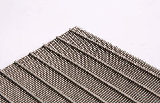Edelstahl-Widge-Draht-Bildschirme Filter-Panel kontinuierliche Öffnung