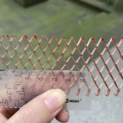 Blitzschutz Erweitertes Metallnetz reines Kupfer Mikro-Loch Diamant