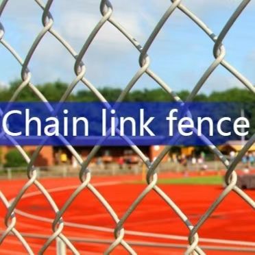 50*50mm Hot Dip Galvanized Chain Link Wire Mesh Zaun für Fußball-Grundnetz