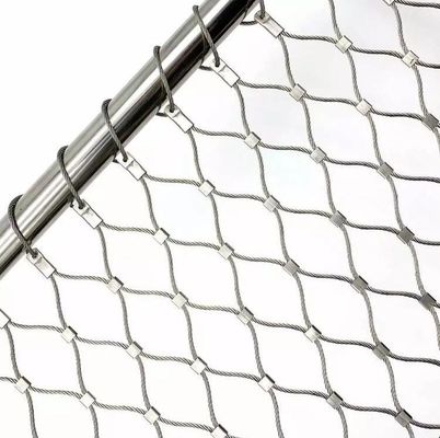 Flexibles und langlebiges Seilnetz aus Edelstahl für Brückengeländer und Sicherheitszaun