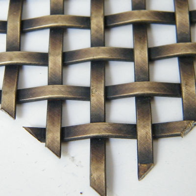 Edelstahlcrimped Woven Wire Mesh Außenmetall Dekorationsarchitektur Metall Fassade Mesh