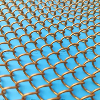 Dekorative Aluminiumkettenverbindung Vorhang Kaskade Spirale Vorhänge Draperie Drahtnetz Vorhänge
