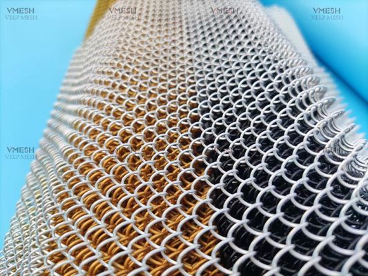 Dekorative Aluminium-Kettengardinen-Vorhang 1,2 mm-2 mm Draht
