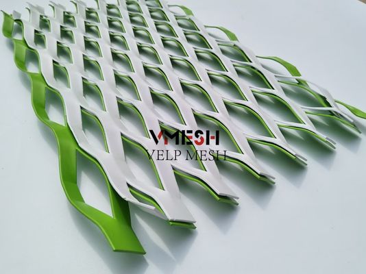 0.5 mm Dicke Aluminium-ausgedehntes Metalldrahtnetz für Wandplatten