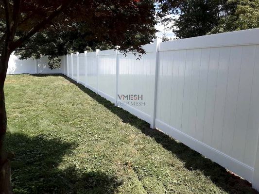 Robuste weiße PVC-Sichtschutzzäune 6x8 Fuß umweltfreundlich