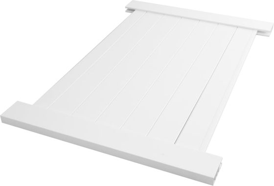 Einfach zu montieren Anti-Ultraviolett Weiß PVC-Privatsphäre Zaun Vinyl Hauszaun