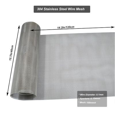 304/316 Filternetz aus Edelstahl