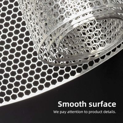 Pulverbeschichtete Aluminiumperforierte, aus Edelstahl perforierte Honigsackmaschenrolle
