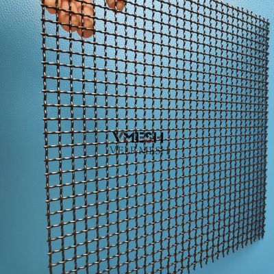 Anpassung von Drahtdurchmesser aus Edelstahl, gekrempeltes Drahtnetz für Metallfassade