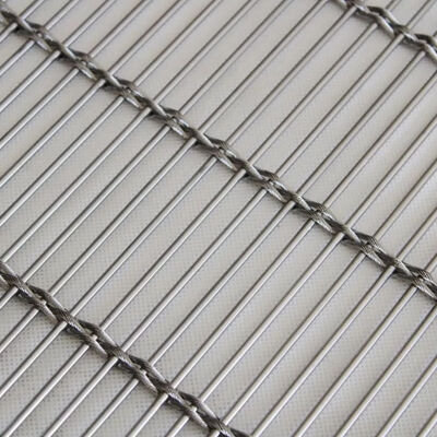 angepasste Drahtdurchmesser Pulver beschichtet hochfeste Edelstahldrahtnetz für Architekturdekoration