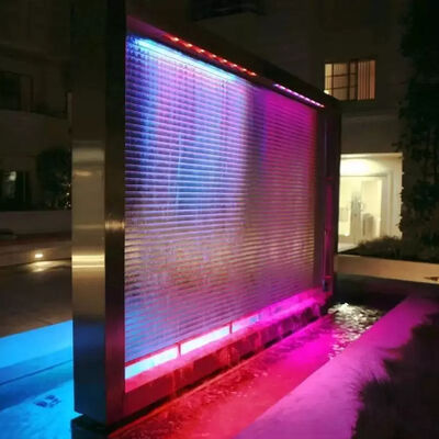 Korrosionsbeständiger Wasserfall-Wasservorhang aus Edelstahl 304 mit Kettengliedern