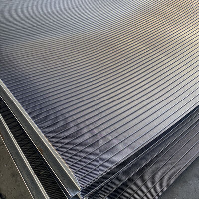 100 Mikron-Schlitze aus Edelstahl 304 Keildrahtbildschirm Flat Sieve Panel zum Filtern von Sand