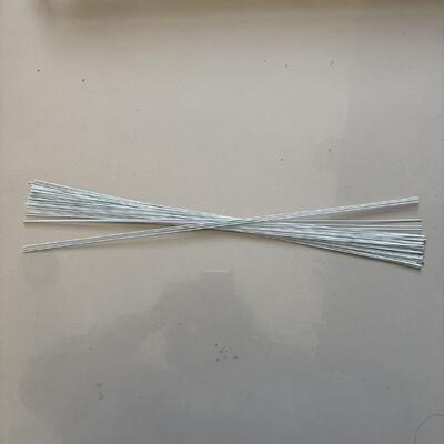 1 mm * 40 cm weißer, vorgeschnittener Stammdraht für Blumendraht, Floristendraht
