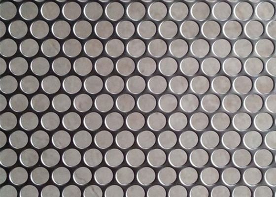 PVDF-Runden-Loch-perforierte Metallmasche 1.22*2.44m