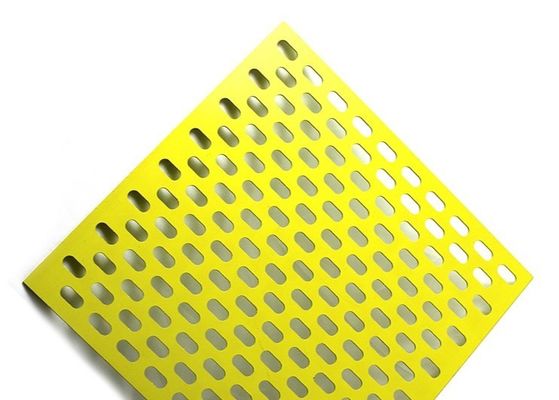 Vibrierende Stärke der Aluminiumschlitzöffnungs-perforierte Metallmaschen-1-10mm dekorativ