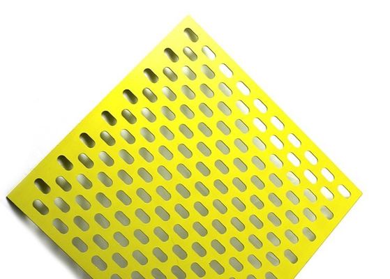 Customized 0,3mm Aluminium Perforierter Panel Rundloch Quadratloch Schlitzloch