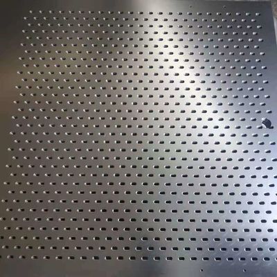 Verzinkte, rundlöchige, perforierte Metallnetzplatte, Breite 36