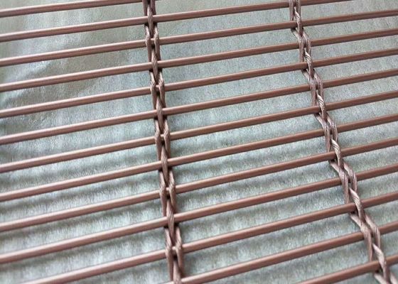 Titanmalerei der Laminierungs-Glas-Edelstahl-dekorative Maschen-PVDF