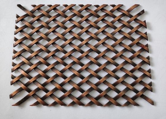 Poliertes Architekturmesh woven metal mesh fabric SGS-CER des metall316