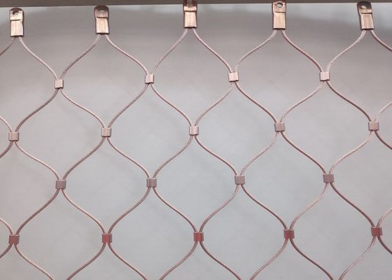 Flexible AISI 304 ArchitekturÖffnung der drahtseil-Maschen-40*40mm 50*50mm