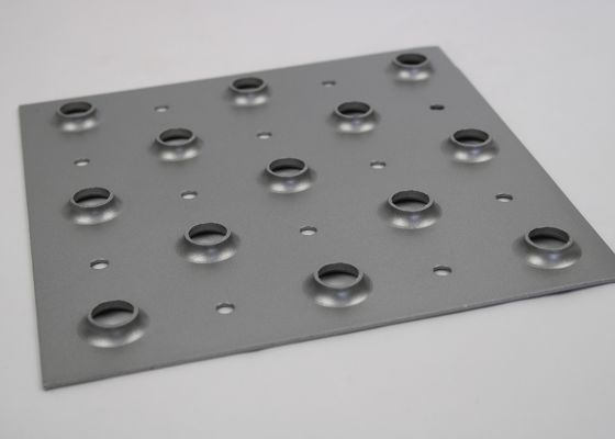 3.0mm galvanisierten perforiertes Metall ineinander greifen 65% offenen Rate Dimpled Sheet Gratings