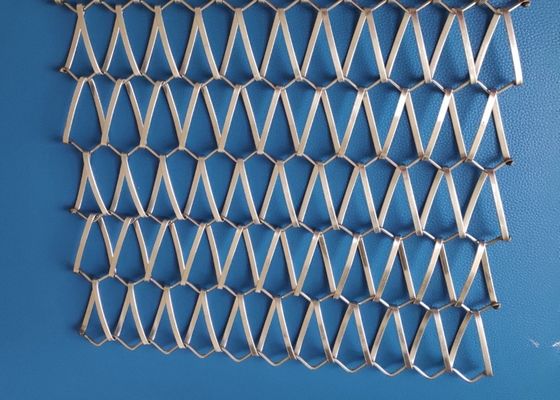 Webart-Metallförderband SS304 Sprial greifen 12mm 36.5mm gewundene Neigung ineinander
