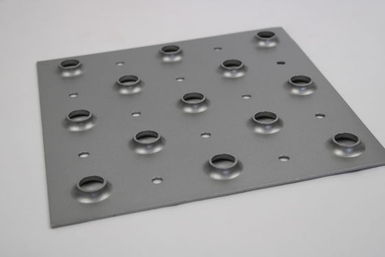 4.0mm angehobenes Griff-Spreize-Planken-Gitter ringsum den Loch-Boden-Sicherheits-Beleg beständig