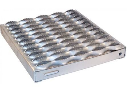 1060 3003 riechende Griff-Spreize-Sicherheits-Gitter-Treppen-Aluminiumschritte, die Plattformen tauschen