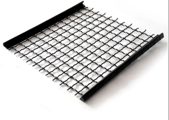 V haken 2mm 3mm quetschverbundenen vibrierenden Schirm Drahtgewebe-Mesh For Stone Sieves