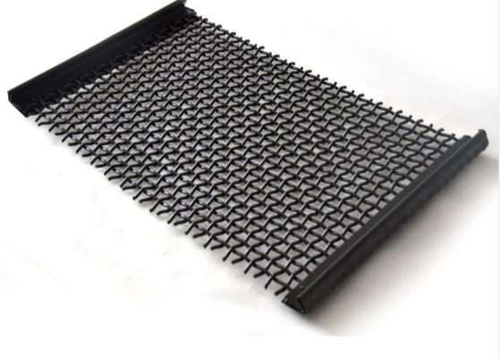 65Mn Kohlenstoffstahl-vibrierender Draht Mesh Screen Plain Twill Weave für Zerkleinerungsmaschinen-Maschine